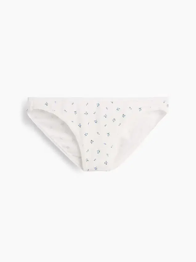 Slip bikini en coton stretch bio ultra-doux