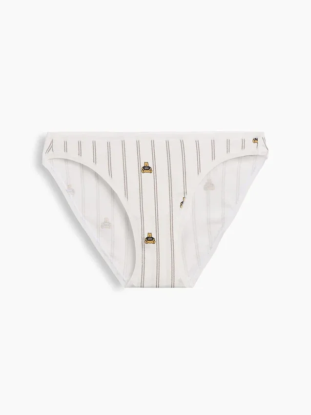 Slip bikini en coton stretch bio ultra-doux