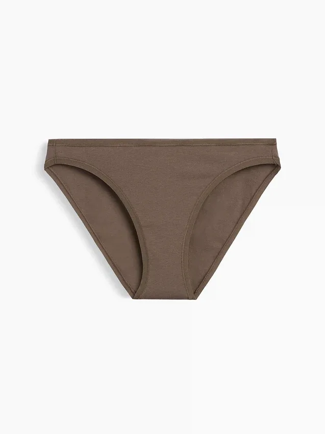 Slip bikini en coton stretch bio ultra-doux