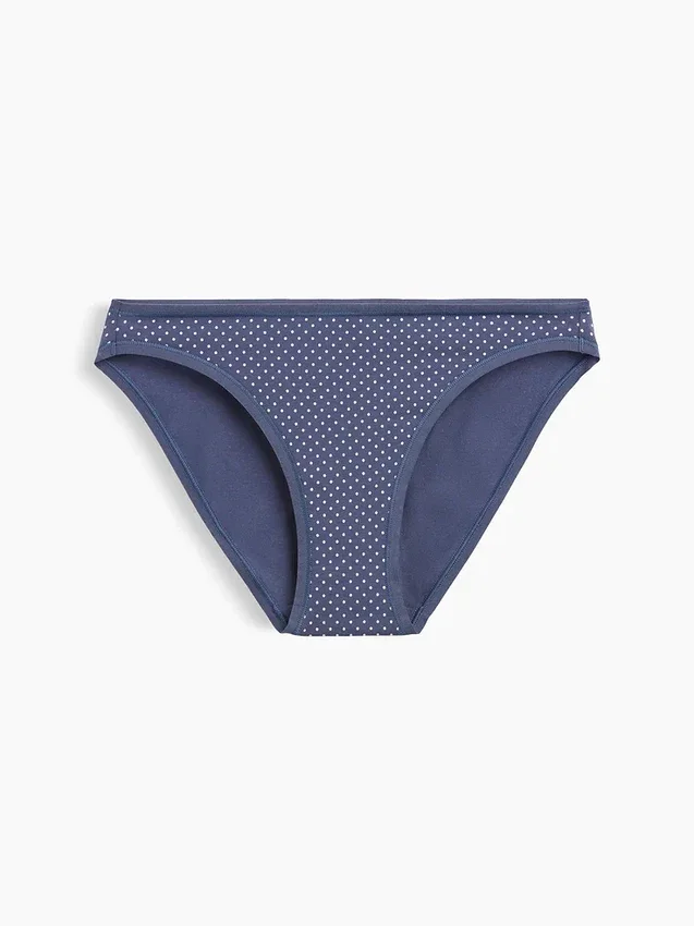Slip bikini en coton stretch bio ultra-doux