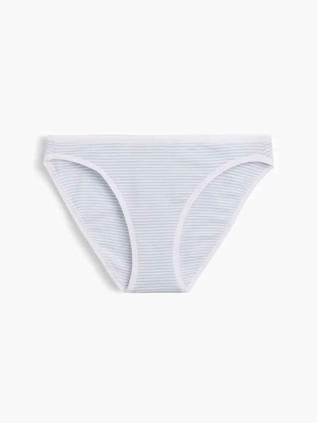 Slip bikini en coton stretch bio ultra-doux