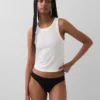 Slip bikini invisible en coton stretch biologique