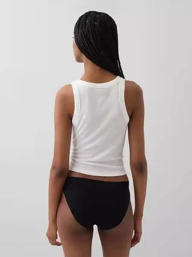 Slip bikini invisible en coton stretch biologique