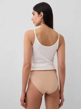 Slip bikini invisible en coton stretch biologique
