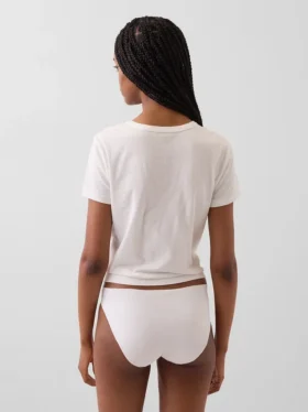 Slip bikini invisible en coton stretch biologique