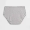 Slip bikini taille haute en coton stretch biologique