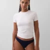 Slip « cheeky » en coton bio extensible