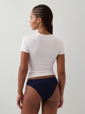 Slip « cheeky » en coton bio extensible