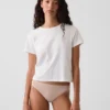Slip cheeky en coton stretch bio ultra-doux