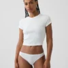 Slip cheeky en coton stretch bio ultra-doux