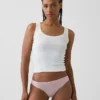 Slip cheeky en coton stretch bio ultra-doux