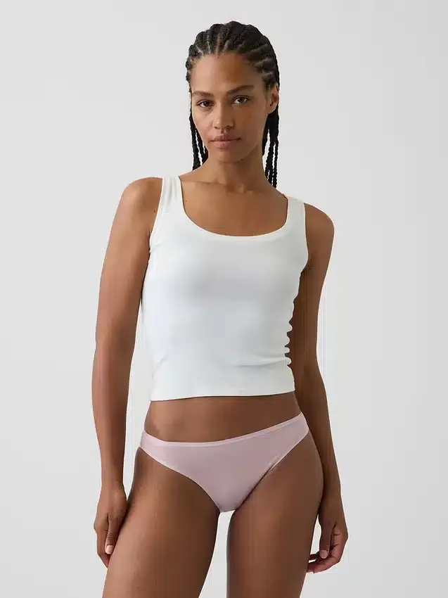 Slip cheeky en coton stretch bio ultra-doux
