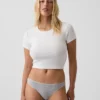Slip cheeky en coton stretch bio ultra-doux