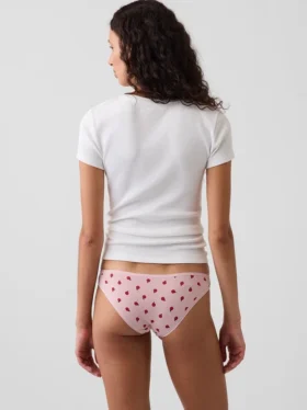 Slip cheeky en coton stretch bio ultra-doux