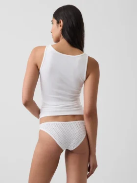 Slip cheeky en coton stretch bio ultra-doux