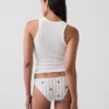 Slip cheeky en coton stretch bio ultra-doux