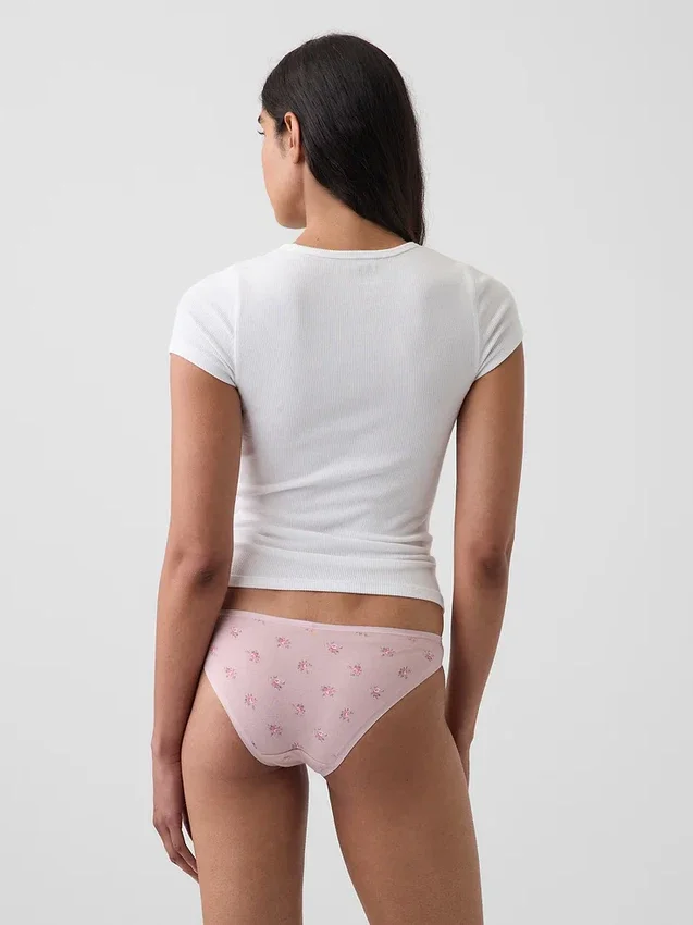 Slip cheeky en coton stretch bio ultra-doux