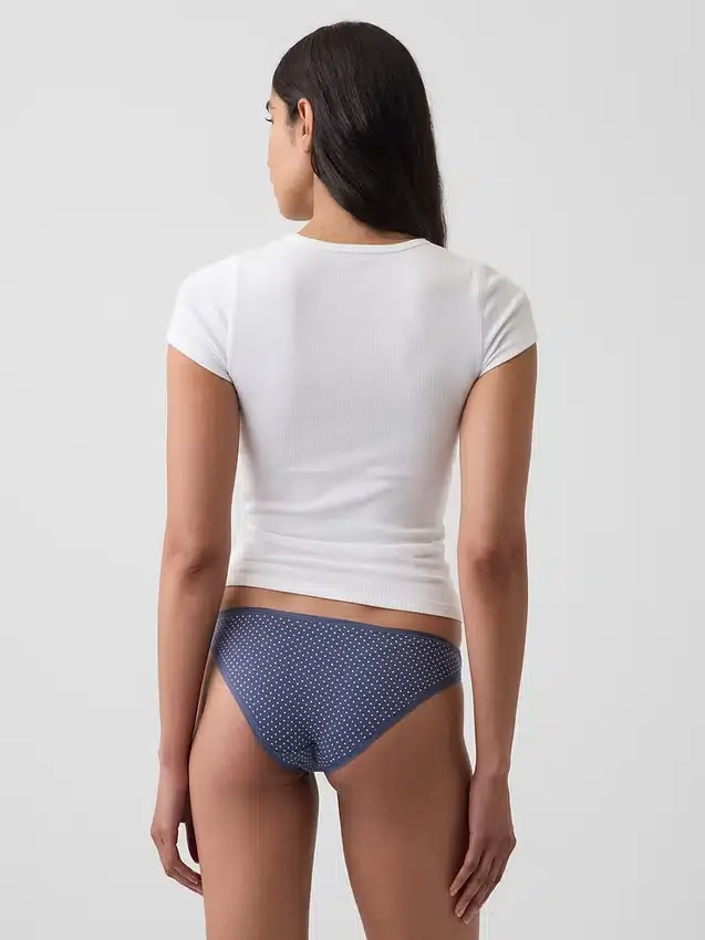 Slip cheeky en coton stretch bio ultra-doux