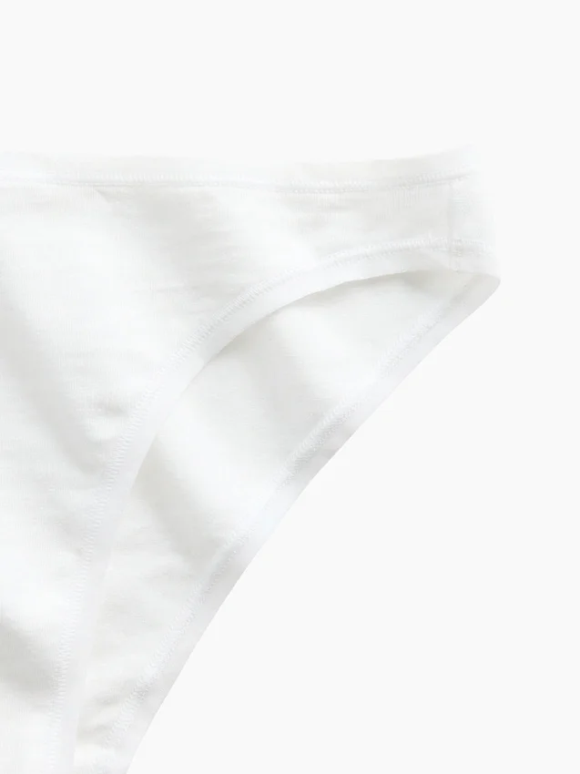 Slip cheeky en coton stretch bio ultra-doux