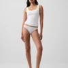 Slip cheeky en coton stretch bio ultra-doux
