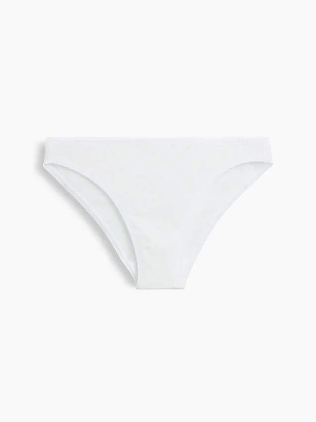 Slip cheeky en coton stretch bio ultra-doux
