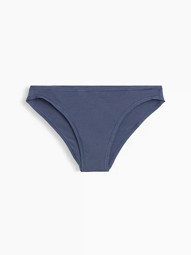 Slip cheeky en coton stretch bio ultra-doux