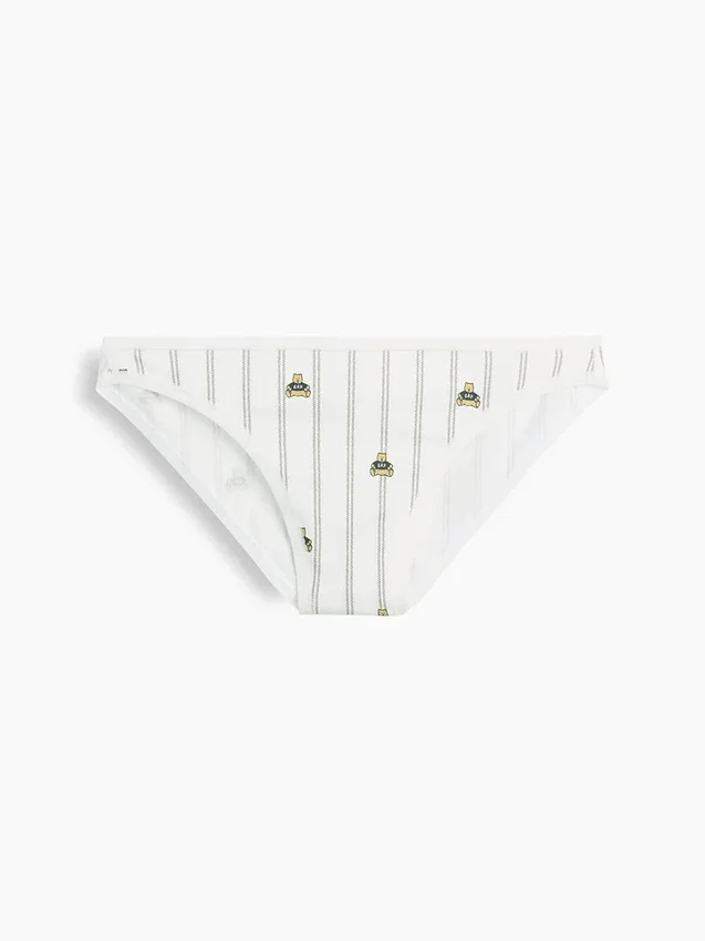 Slip cheeky en coton stretch bio ultra-doux