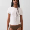 Slip taille basse en coton bio extensible