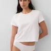 Slip taille basse en coton bio extensible