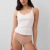 Slip taille basse en coton bio extensible