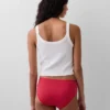 Slip taille basse en coton bio extensible