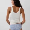 Slip taille basse en coton bio extensible