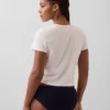Slip taille basse en coton bio extensible