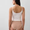 Slip taille basse en coton bio extensible
