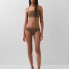 Slip taille basse en coton bio extensible