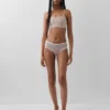 Slip taille basse en coton bio extensible