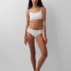 Slip taille basse en coton bio extensible