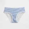 Slip taille basse en coton bio extensible