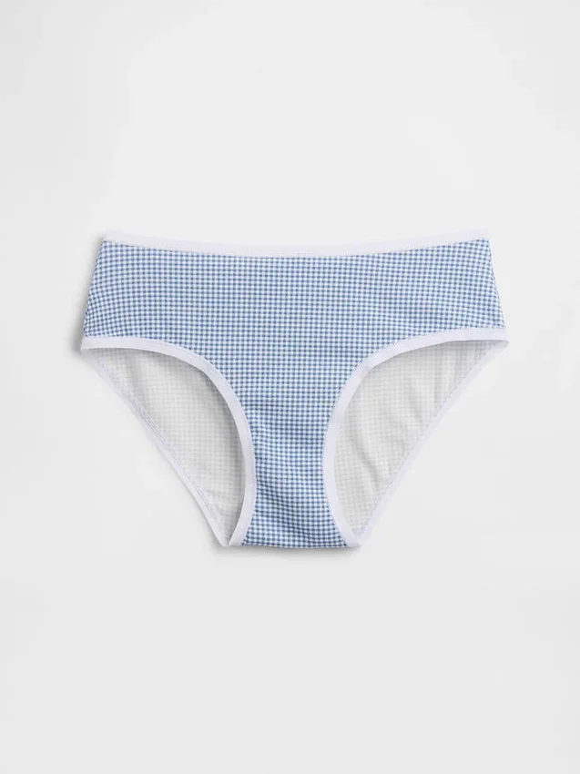 Slip taille basse en coton bio extensible