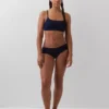 Slip taille basse en coton bio extensible
