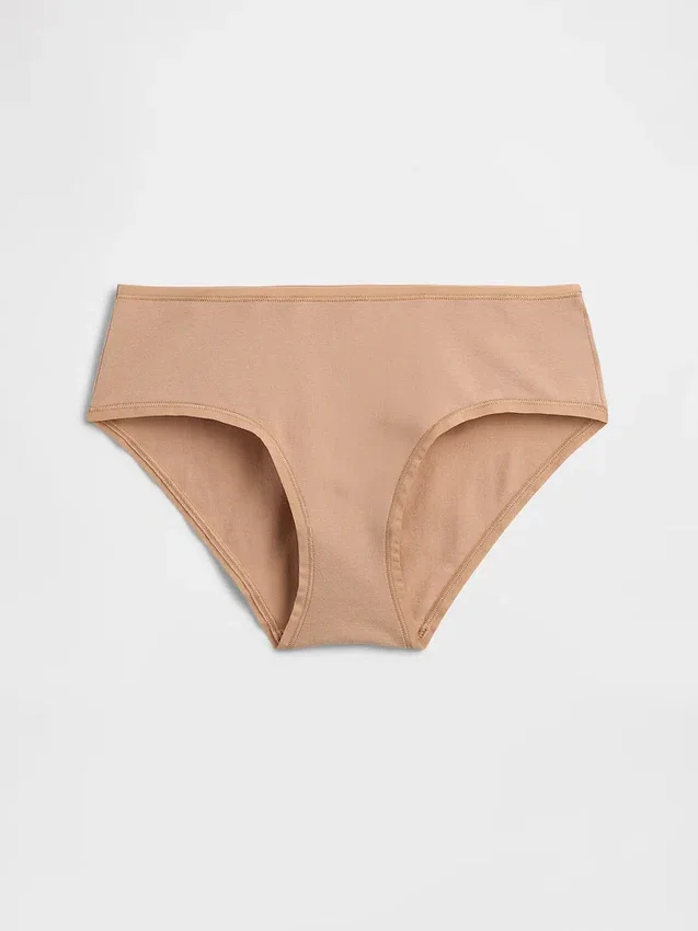 Slip taille basse en coton bio extensible