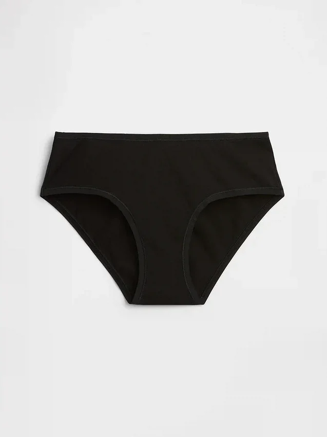 Slip taille basse en coton bio extensible
