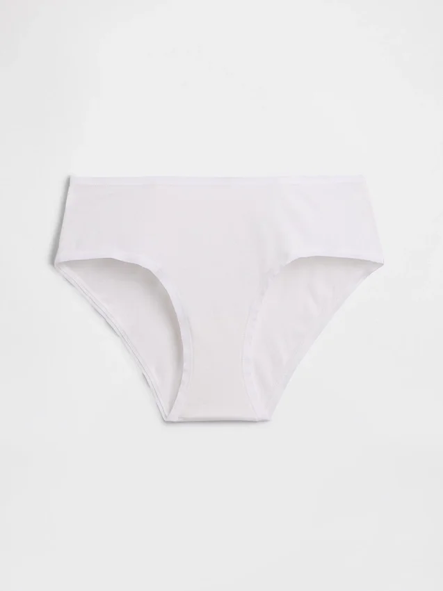 Slip taille basse en coton bio extensible