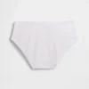 Slip taille basse en coton bio extensible
