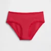 Slip taille basse en coton bio extensible