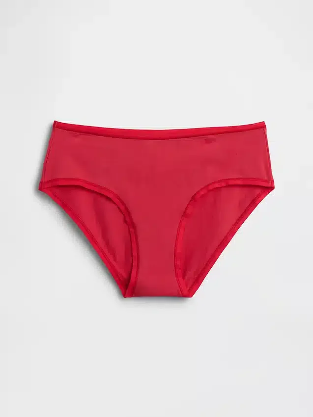 Slip taille basse en coton bio extensible