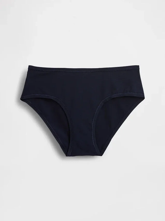 Slip taille basse en coton bio extensible