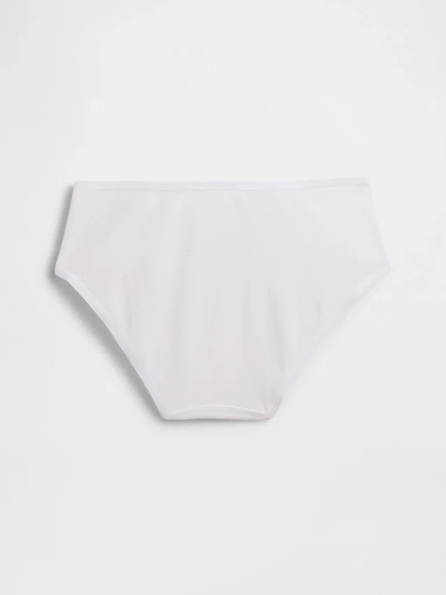 Slip taille basse en coton bio extensible