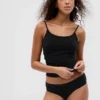 Slip taille basse en coton bio extensible (lot de 3)