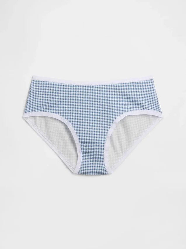Slip taille basse en coton bio extensible (lot de 3)